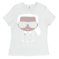 White KARLS LAGERFELDS Ladies Tee - Craftify