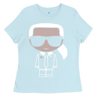 Baby Blue KARLS LAGERFELDS Ladies Tee - Craftify