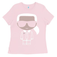 Bubblegum Pink KARLS LAGERFELDS Ladies Tee - Craftify