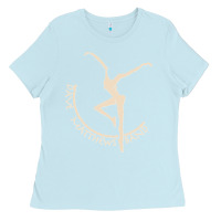 Baby Blue dancing pose Ladies Tee - Craftify
