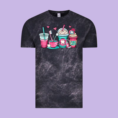Dentist Coffee Cups Vintage Tee Designed By Oliviacreatesart