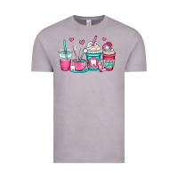 Vintage Zinc dentist coffee cups Vintage Tee - OliviaCreatesArt