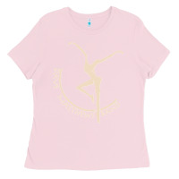 Bubblegum Pink dancing pose Ladies Tee - Craftify