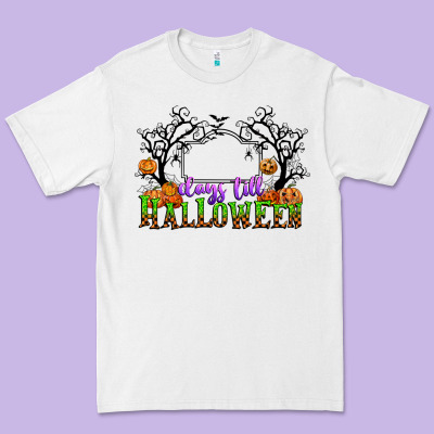 Days Till Halloween Premium Tee Designed By Cowgirlartshop