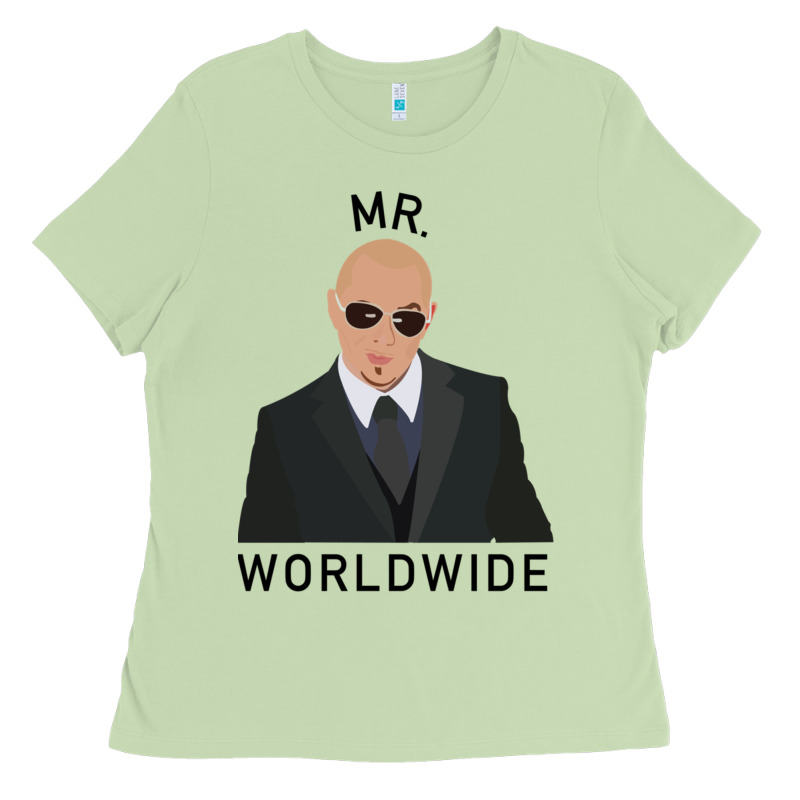 Pitbull Mr Worldwide Classic Ladies Tee by Craftify | Teevron