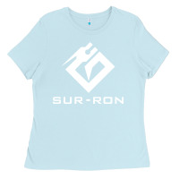 Baby Blue sur ron 3 wht music Ladies Tee - Craftify