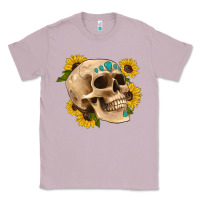 Lilac skull flowers and gemstone Classic Tee - Artiststas