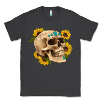 Smoke skull flowers and gemstone Classic Tee - Artiststas