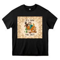 Black it's time for fall shit Heavy Core Tee - TumblerDesignByShophia
