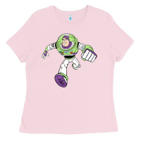Bubblegum Pink buzz lightyear Ladies Tee - Craftify