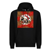 Christmas Cow Premium Hoodie | Teevron