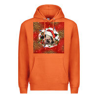 Carrot christmas cow Premium Hoodie - LillyAllenDesigns