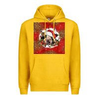 Lemon christmas cow Premium Hoodie - LillyAllenDesigns