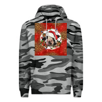 Slate Camo christmas cow Premium Hoodie - LillyAllenDesigns