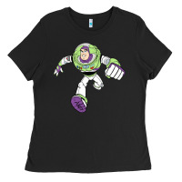 Black buzz lightyear Ladies Tee - Craftify