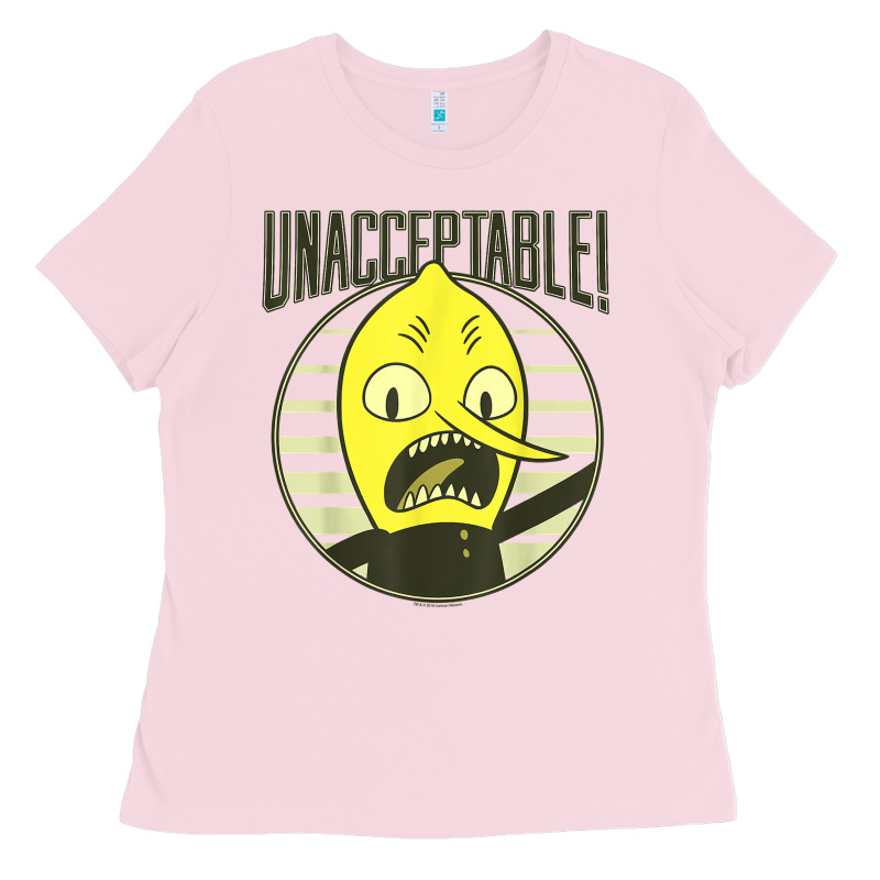 Cn Adventure Time Lemongrab Unacceptable T Shirt Ladies Tee by Craftify | Teevron