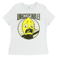 White cn adventure time lemongrab unacceptable t shirt Ladies Tee - Craftify