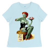 Zombie Pin Up Girl Halloween Ladies Tee | Teevron