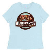 Baby Blue grand canyon national park Ladies Tee - Craftify