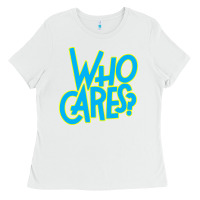 White who cares Ladies Tee - Craftify