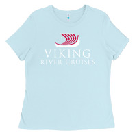 Baby Blue Luxury Cruises-Viking River Ladies Tee - Craftify