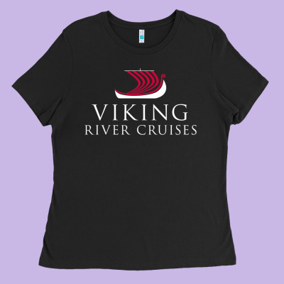 Luxury Cruises-viking River Ladies Tee Designed By Craftify