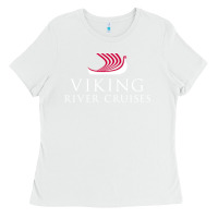 White Luxury Cruises-Viking River Ladies Tee - Craftify