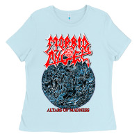 Baby Blue Morbid Angel - Altars of Madness Old School US Death Metal Ladies Tee - Craftify
