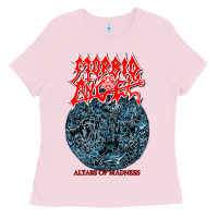 Bubblegum Pink Morbid Angel - Altars of Madness Old School US Death Metal Ladies Tee - Craftify