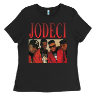 Black JODECI 90S RB FUNK THROWBACK Ladies Tee - Craftify