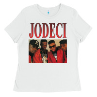 White JODECI 90S RB FUNK THROWBACK Ladies Tee - Craftify
