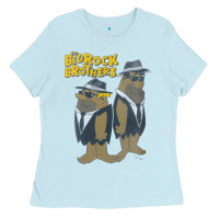 Baby Blue The Flinstones, The Flinstones art, The Flinstones vintage, The Flinst Ladies Tee - Craftify