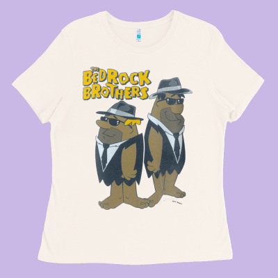 The Flinstones, The Flinstones Art, The Flinstones Vintage, The Flinst Ladies Tee Designed By Craftify