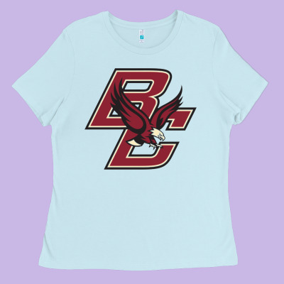 Boston College Ladies Tee Designed By Craftify