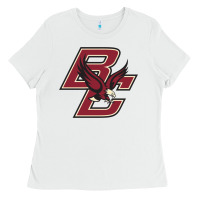 White boston college Ladies Tee - Craftify