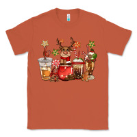 Copper christmas reindeer coffee Classic Tee - CowGirlArtShop