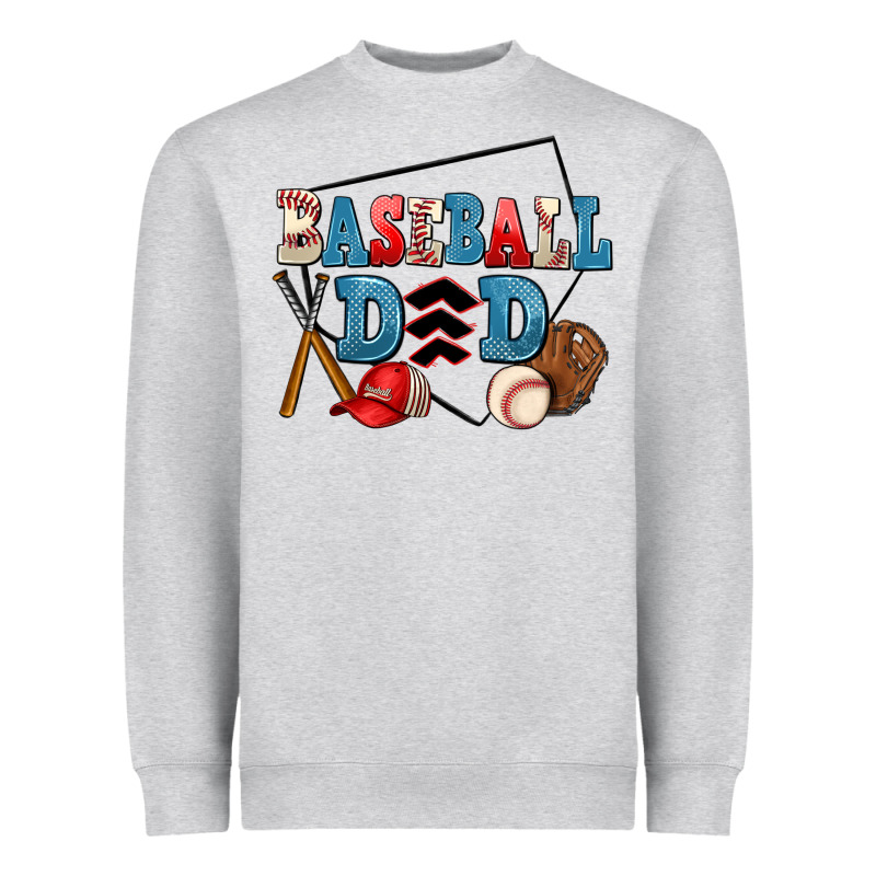 Baseball Dad Heavyweight Sweatshirt by AdoDesignShop | Teevron