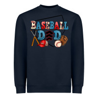 Navy baseball dad Heavyweight Sweatshirt - AdoDesignShop