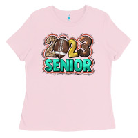 Bubblegum Pink 2023 senior football Ladies Tee - HowdyJamesFarm