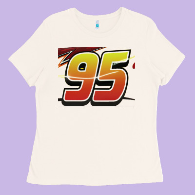 No 95 Mcqueen Ladies Tee Designed By Craftify