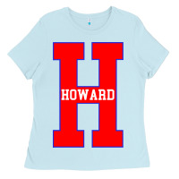 Baby Blue howard letter Ladies Tee - Craftify