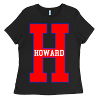 Black howard letter Ladies Tee - Craftify