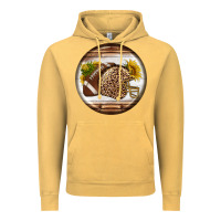 Vintage Mustard american football round earrings Vintage Hoodie - BundleAndBundleShop