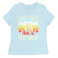 Baby Blue cherie berry lifts me up Ladies Tee - Craftify