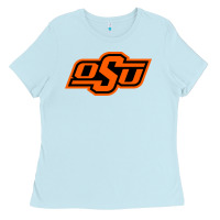 Baby Blue Oklahoma St University Ladies Tee - Craftify