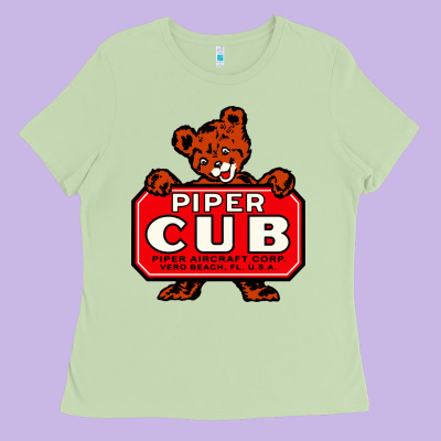 #piper Aircraft Corp Ladies Tee Designed By Craftify