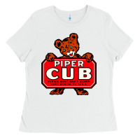 White #piper aircraft corp Ladies Tee - Craftify