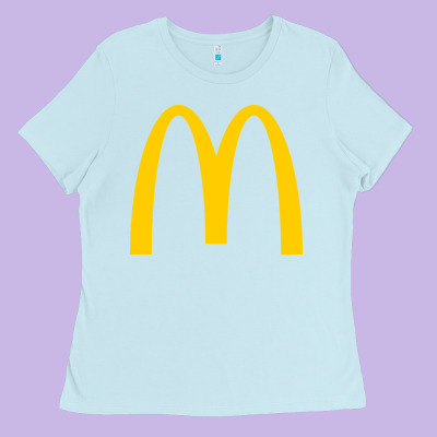 Mcd Onald's Golden Arches Ladies Tee Designed By Craftify