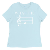 Baby Blue what the f note key music humor gift Ladies Tee - Craftify