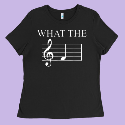 What The F Note Key Music Humor Gift Ladies Tee Designed By Craftify